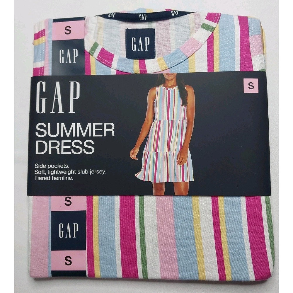 Gap Summer Dress Striped Dress Size S‎